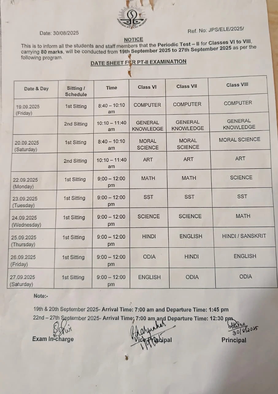 Notice-JPS-ELE-2025-PT2-Classes-VI-VIII.jpeg